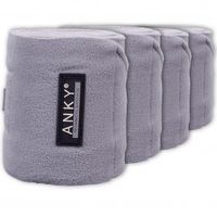 Anky New Silver Horse Bandages (Colour: Silver,  Size: One Size)