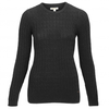 Barbour Ladies Langdale Black Crew Sweater (Colour: Black,  Size: 18)