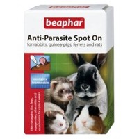 Beaphar Anti Parasite Spot On for Rabbits,  Guinea Pigs,  Rats & Ferrets Each