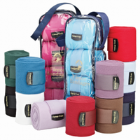 Cottage Craft Fleece Bandages (Colour: Green,  Size: One Size)