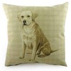 Evans Lichfield Labrador Tapestry Front Cushion Each