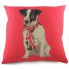 Evans Lichfield Union Jack Russell Tapestry Front Cushion (Size: Each)