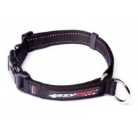 EzyDog Check-Mate Black Dog Collar (Colour: Black,  Size: Small)