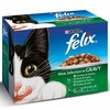 Felix Pouch Gravy Selection 12x100g - Cat Tins & Pouches (Size: Tray)