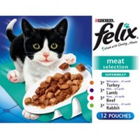 Felix Pouch Meat Selection 12x100g (Size: Each)