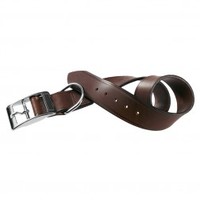 Ferplast VIP Brown Bull Leather Dog Collar (Size: 20/43cm)