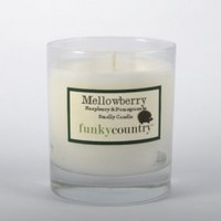 Funky Country Mellowberry 40hr Candle (Colour: White,  Size: One Size)