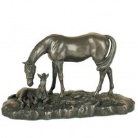 Genesis Mare & Foal Figurine (Size: Each)