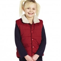 Harry Hall Junior Millfield Gilet (Colour: Red,  Size: 12)