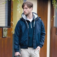 Horseware Mens Conor Padded Navy Blouson Jacket (Colour: Navy,  Size: M)