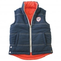 Horseware Reversible Kids Navy/Orange Gilet (Colour: Navy,  Size: 6)