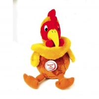 Interpet Chatterbox Plush Cockerel Dog Toy (Size: Each)