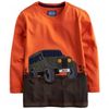 Joules Junior Boys Jack Long Sleeve Jersey Top (Colour: Orange,  Size: 6)