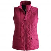 Joules Ladies Hartland Pink Gilet (Colour: Pink,  Size: 10)