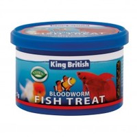 King British Bloodworms - Fish Food (Size: 9 g) 9g