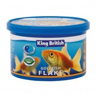 King British Goldfish Flake Food - Fish Food (Size: 55 g) 55g