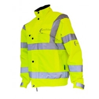 LunaRider Reflective Unisex Blouson (Colour: Yellow,  Size: XS)