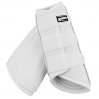 Roma White Neoprene Brushing Boots (Colour: White,  Size: Pony)