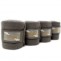 Schockemohle Anthracite Fleece Bandages (Colour: Grey,  Size: One Size)