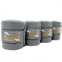 Schockemohle Greymelange Fleece Bandages (Colour: Grey,  Size: One Size)