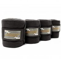 Schockemohle Schwarz Black Fleece Bandages (Colour: Black,  Size: One Size)