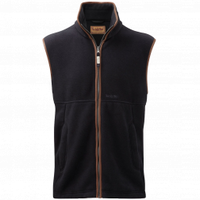 Schoffel Mens Oakham Gunmetal Fleece Gilet (Colour: Black,  Size: M)