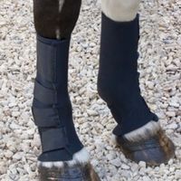 Shires Mud Socks (Colour: Black,  Size: Large)