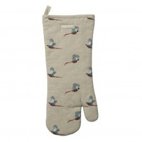 Sophie Allport Flying Pheasant Kitchen Gauntlet (Colour: Green,  Size: One Size)