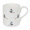 Sophie Allport Flying Pheasant White Mug (Colour: Green,  Size: One Size)