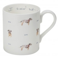 Sophie Allport "I Said Sit!" Terrier Mug (Size: Each)