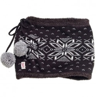 Tottie Black Nevis Snood (Colour: Black,  Size: One Size)
