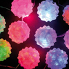 10 Battery Operated Colour Changing Snowball Lights