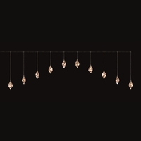 10 Teardrop Copper Wire Ball Curtain Christmas Lights