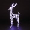 108cmH Sparkle Standing 3D Reindeer with Ice White LEDs