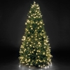 10ft Green Louise Fir Luxury Pre-Lit Premium PE Christmas Tree