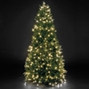 10ft Green Louise Fir Luxury Pre-Lit Premium PE Christmas Tree