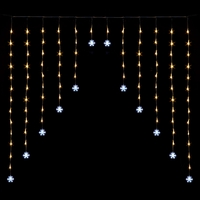 1.1m LED Snowflake Light Curtain