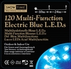 120 Blue Multi Function Christmas Lights With EU Plug