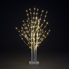 1.2m White Branch Trio Base With 150 Warm White Copper Wire Indoor