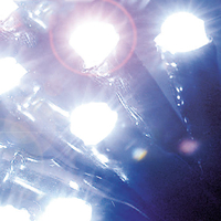 144 Ice White Digital Chasing Wave Outdoor LED Christmas Lights