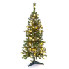 150cm Pre-Lit Deluxe Frosted Tree With 150 Warm White LEDS