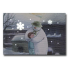 15cm x10cm "The Snowman & Billy Saying Goodbye" Canvas