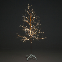 1.5m Tree With 510 Warm White Golden Copper Wire LEDS With 127 Ice White Twinkling LEDs