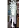 180cm Lit Stellata In White Crystal Lit Vase With 120 Warm white LED