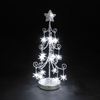 18in Silver Wire Christmas Tree with Sputniks & 16 White LEDs