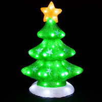 18in/45cm Green Christmas Tree with 60 Ice White LEDs
