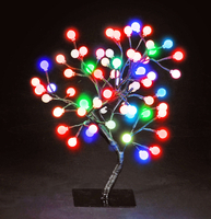18in/45cm Multi-Function S-Shape Globe Tree with 64 Multi-Coloured LEDs