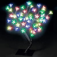 18in/45cm Outdoor Cherry Blossom Tree with 64 Multi-Colour LEDs