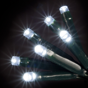 2000 Super-Long Ice White LED Chaser Christmas Lights