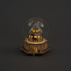 20cm Glass Dome Featuring House & Deer